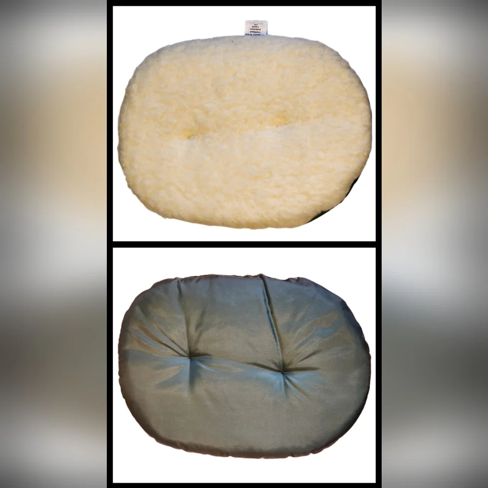 W. Gadsby & Son Sherpa Pet Cushions (2) with a Free Bamboo De-shedding Comb